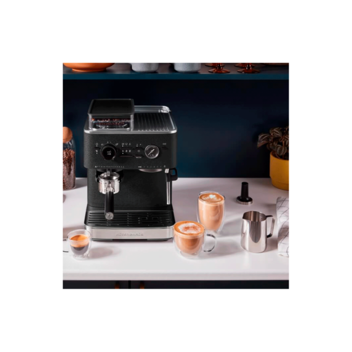 KitchenAid Semiautomatisk Espressomaskine Inkl. Kværn Cast Iron Black
