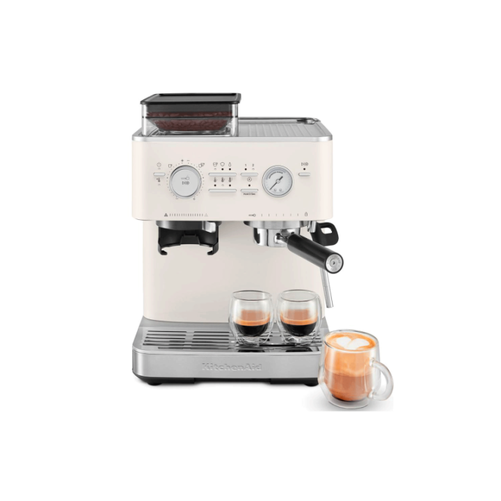 KitchenAid Semiautomatisk Espressomaskine Inkl. Kværn Porcelænshvid