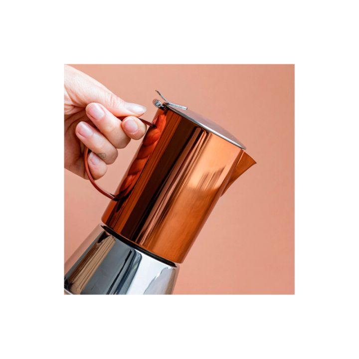 La Cafetière 4 Kop. Espressokande Kobber