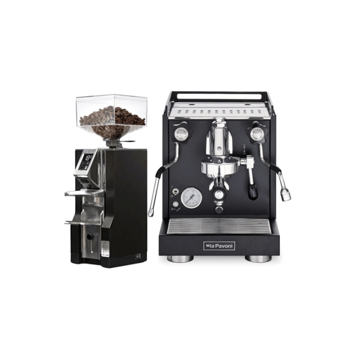 La Pavoni New Cellini Classic LPSCCB01EU Inkl. Eureka Mignon Libra