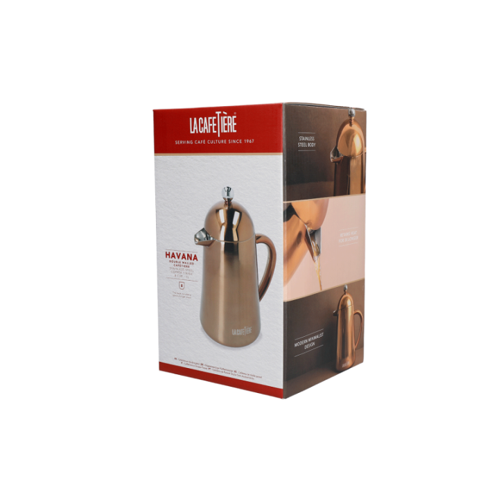 La Cafetière Havana 8 Kop. Stempelkande Kobber