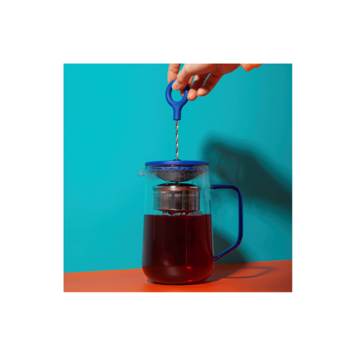 La Cafetière Gyro Spinfuser 1,25 L Tebrygger Blå/Glas