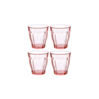 Duralex Picardie Caféglas 25 cl 4 Stk Rosa
