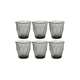 Duralex Picardie Caféglas 25 cl 6 Stk Grå