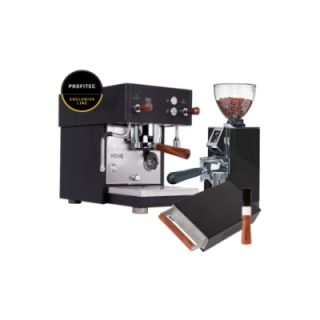 Profitec MOVE Inkl. Eureka Libra 65 Kværn, Knockbox & Rensebørste