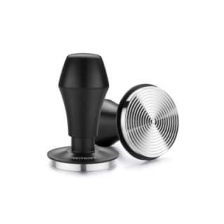 Normcore V4 Tamper med Fjeder & Riller 53,3 mm Sort