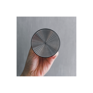 Normcore V4 Tamper med Fjeder & Riller 53,3 mm Sort