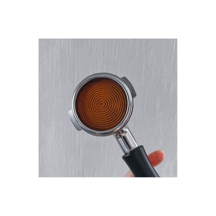 Normcore V4 Tamper med Fjeder & Riller 53,3 mm Sort