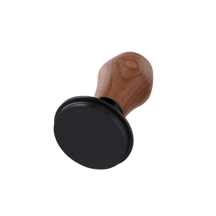 Normcore V4 Tamper med Fjeder & Titaniumsbelægning 58 mm Valnød