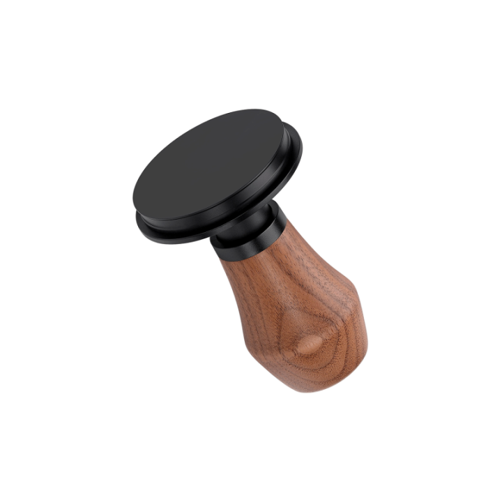 Normcore V4 Tamper med Fjeder & Titaniumsbelægning 58 mm Valnød