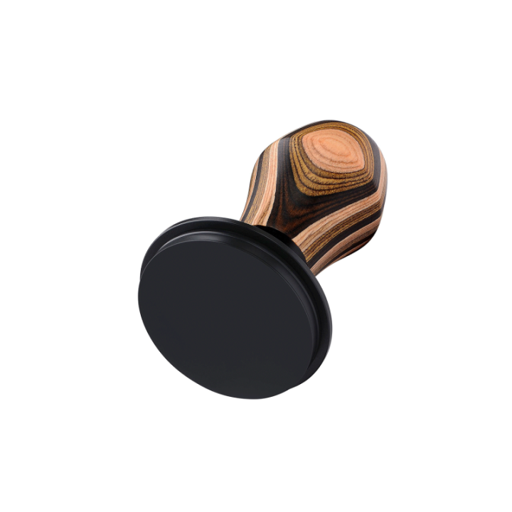 Normcore V4 Tamper med Fjeder & Titaniumsbelægning 58 mm Flerfarvet Træ