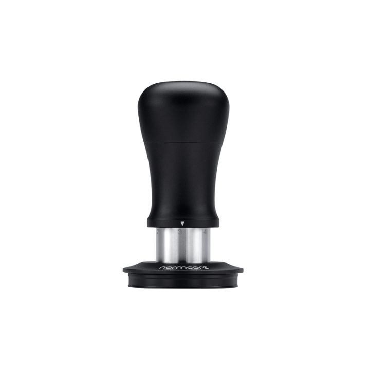 Normcore V5 Tamper med Fjeder & Titaniumsbelægning 53,3 mm Sort