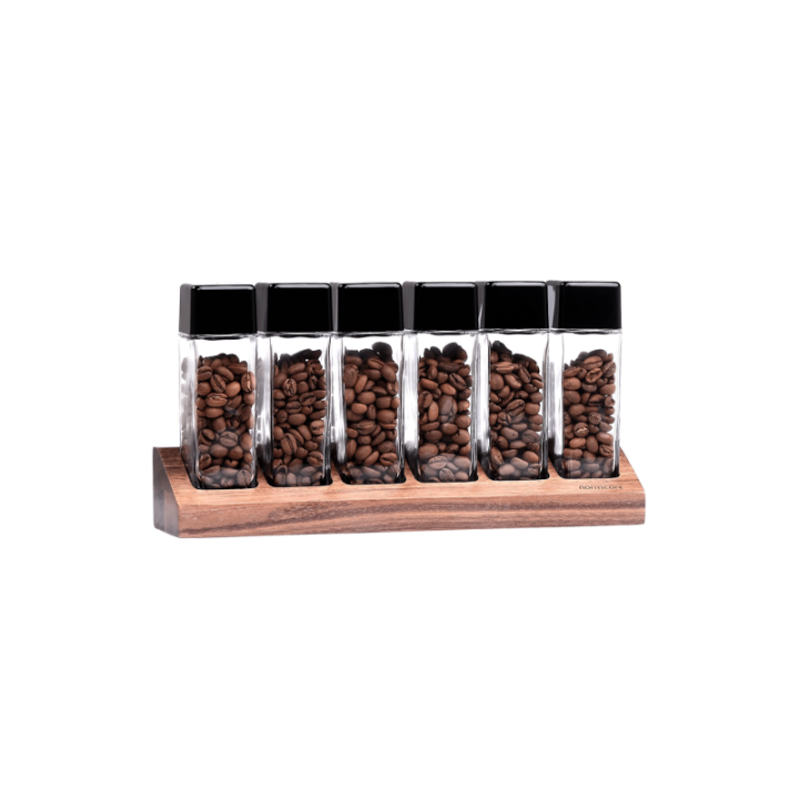 Normcore kaffebeholder sæt 6 stk. med Holder Valnød