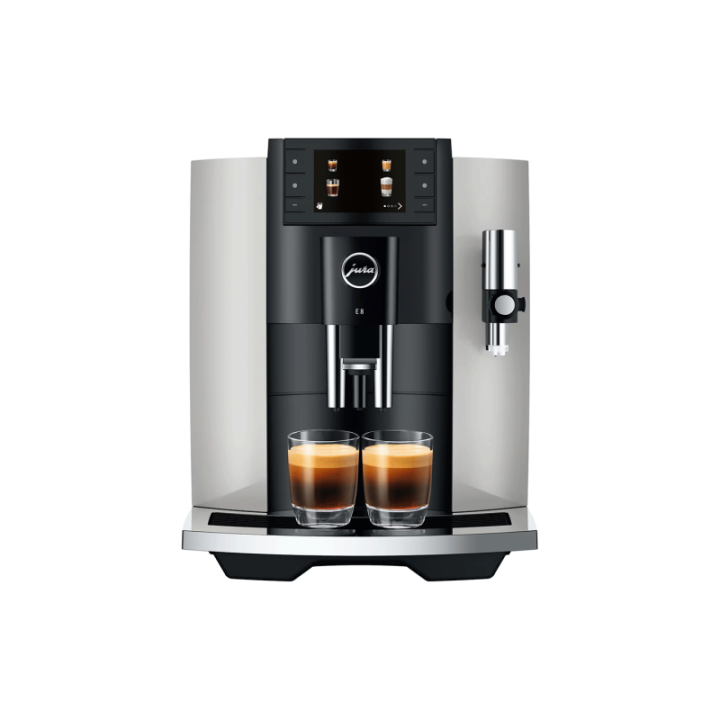 Jura E8 (EC) Platin Espressomaskine Inkl. Startpakke (DK sprog)