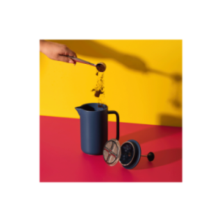 La Cafetière Arezzo 8 Kop. Stempelkande Navy