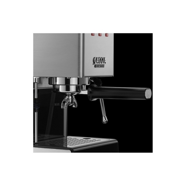 Gaggia Classic E24 Stål Espressomaskine Inkl. Gaggia MDF 55 Chrome Espressokværn