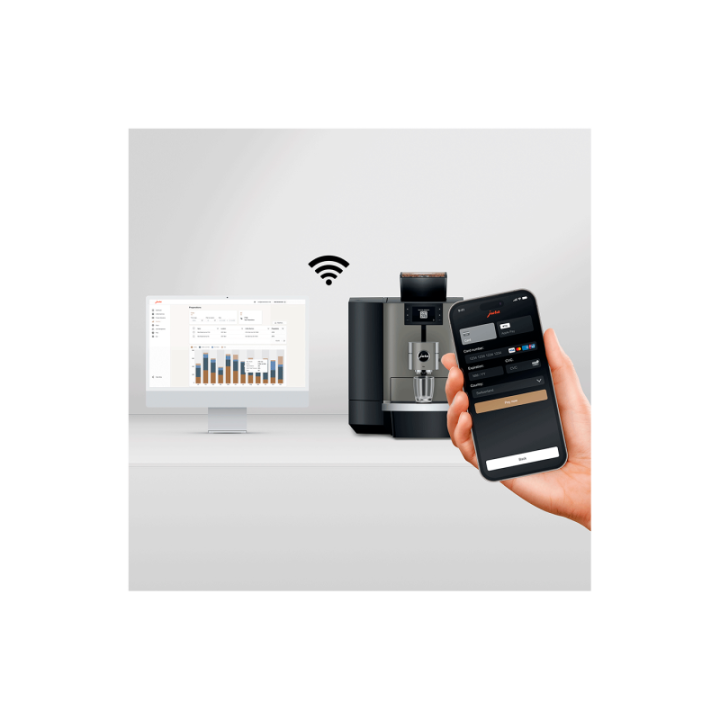 Jura X10c (EA) Dark Inox Espressomaskine Inkl. Startpakke