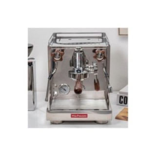 La Pavoni New Botticelli Evolution LPSBVS03EU Espressomaskine Inkl. Portafilter Double Spout & Greb Valnød