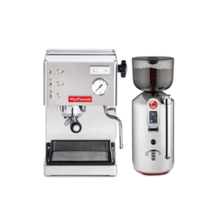 La Pavoni Casa Bar PID Stål LPMCBS02EU Espressomaskine Inkl. Prosumer Chrome LPGGRI01EU Espressokværn