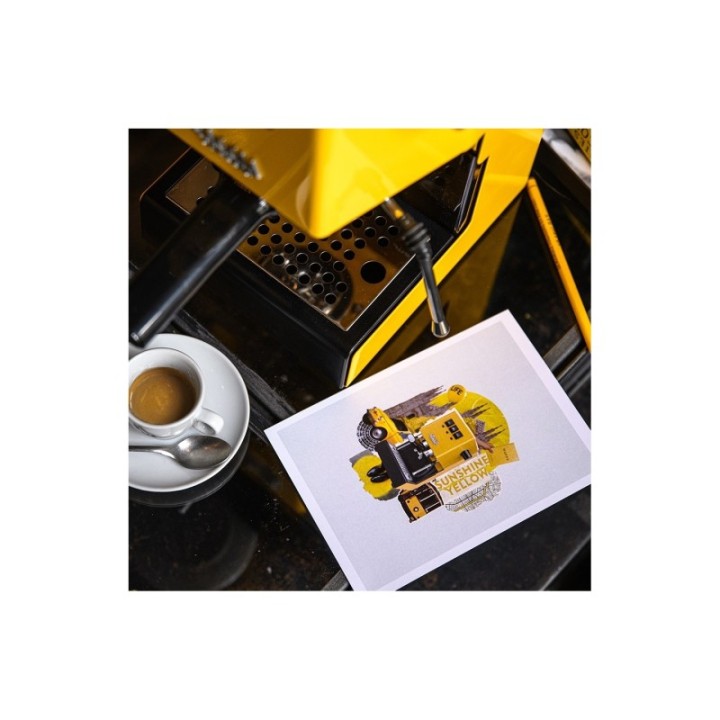 Gaggia Classic E24 Sunshine Yellow Espressomaskine Inkl. Eureka Mignon Zero 55s Mat Sort Espressokværn