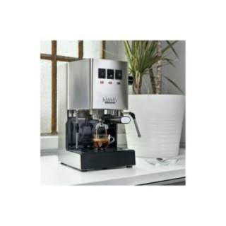 Gaggia Classic E24 Stål Espressomaskine Inkl. Eureka Mignon Zero 55s Mat Sort Espressokværn