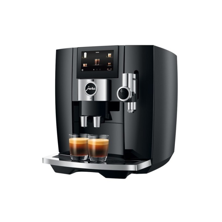 Jura J8 (EA) Piano Black Espressomaskine Inkl. Startpakke, Plejepakke, Filtre, Mælkebeholder & 1kg Dolce Crema