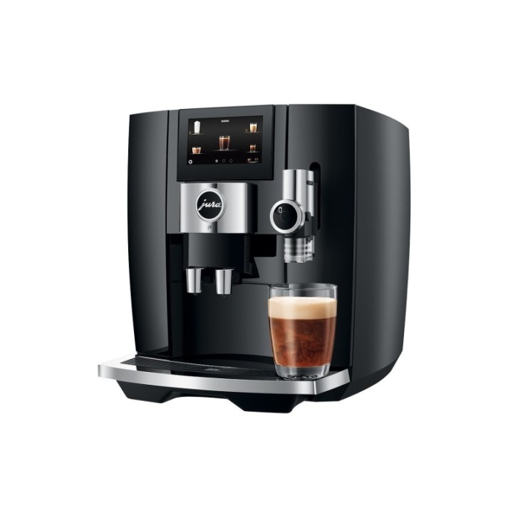 Jura J8 (EA) Piano Black Espressomaskine Inkl. Startpakke, Plejepakke, Filtre, Mælkebeholder & 1kg Dolce Crema