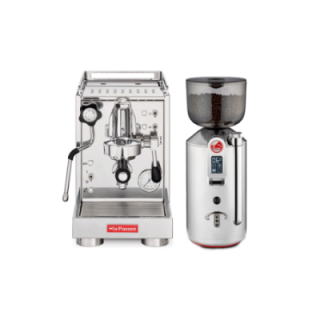 La Pavoni Mini Cellini LPSMCS01EU Espressomaskine Inkl. La Pavoni Prosumer Chrome Espressokværn