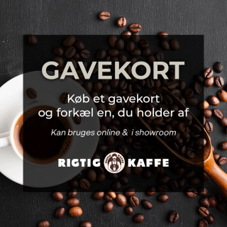 Gavekort til Rigtig Kaffe