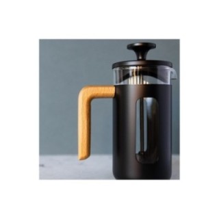 La Cafetière Pisa 8 Kop. Stempelkande Sort Inkl. House of Barista Elektrisk Kaffemølle & Rigtig Kaffe 400g Hele kaffebønner