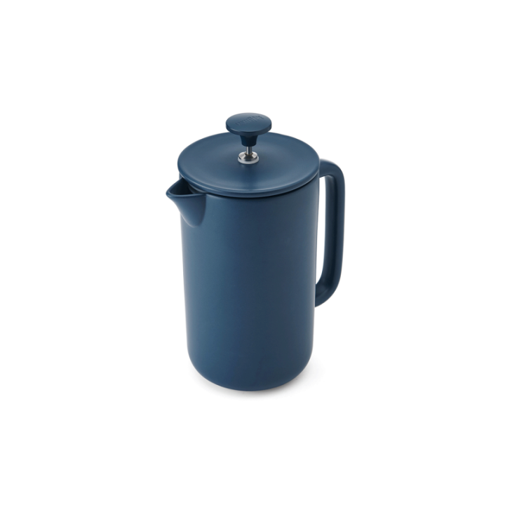 La Cafetière Arezzo 8 Kop. Stempelkande Navy Inkl. Krus 35 cl 2 Stk Navy