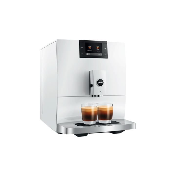 Jura C9 (EA) Piano White Espressomaskine Inkl. Startpakke DK sprog