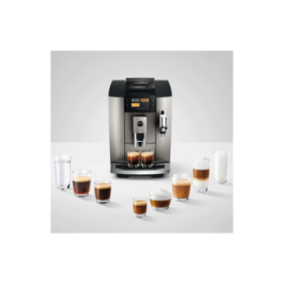 Jura E8 (ED) Midnight Silver Espressomaskine Inkl. Startpakke (DK sprog)